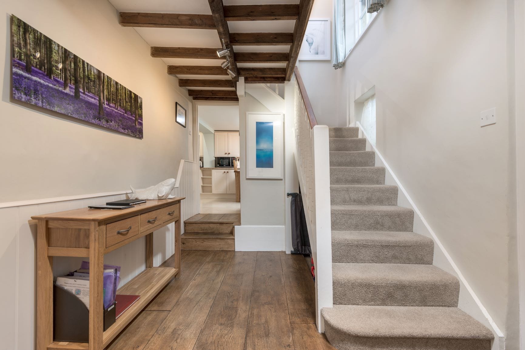 Beck Cottage, Hallway, Stairs