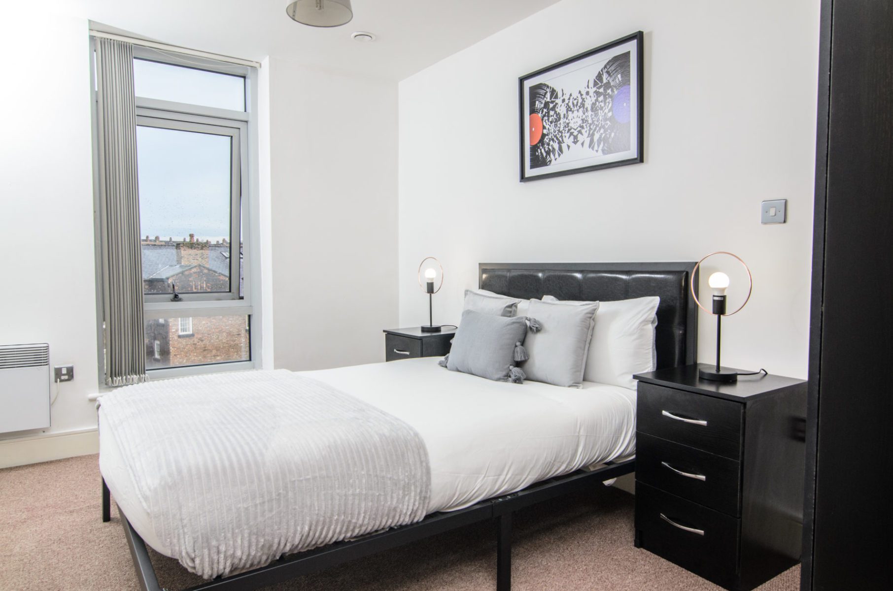 Two Bedroom Apartment in Liverpool City Centre, first bedroom