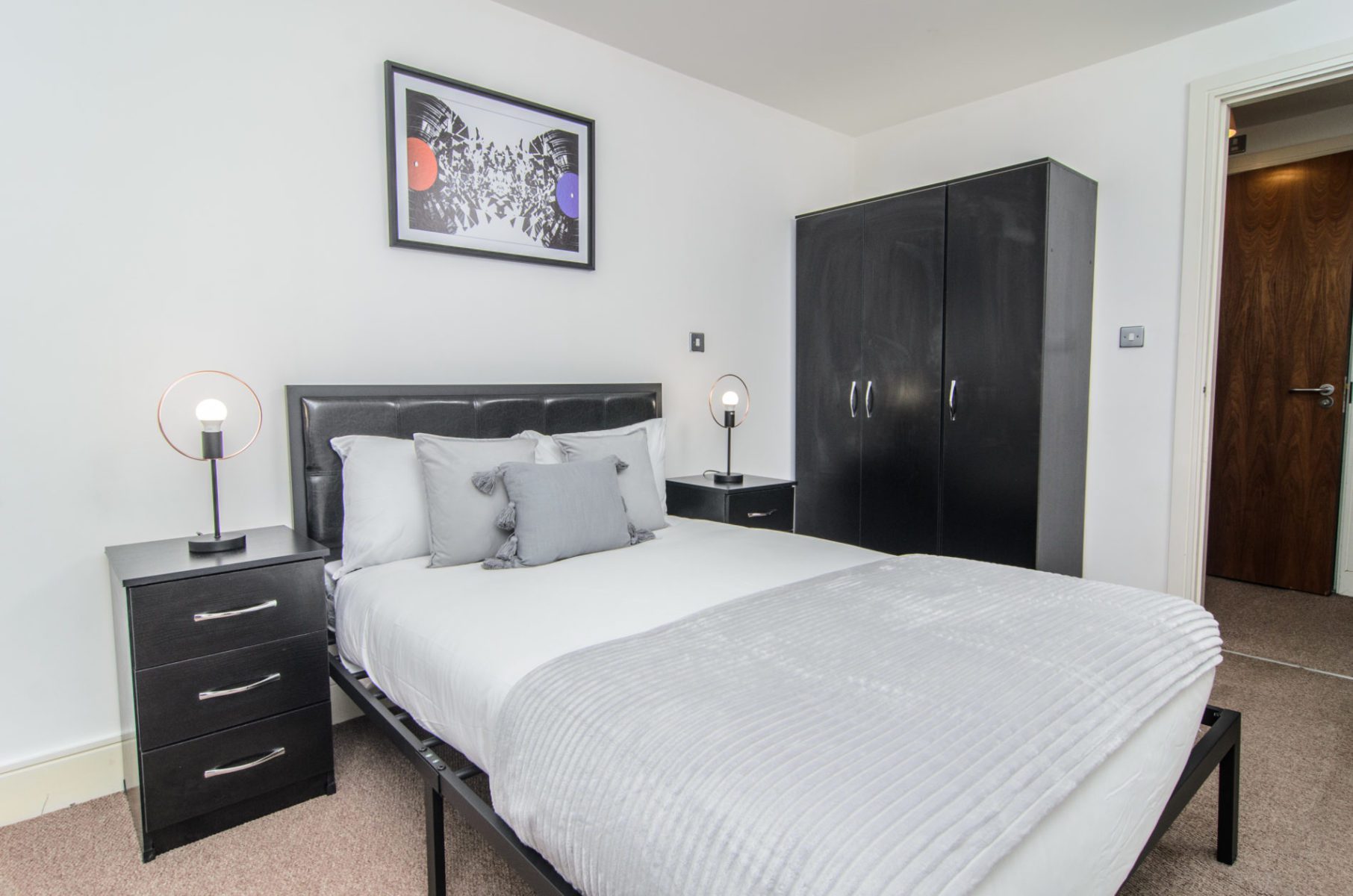 Two Bedroom Apartment in Liverpool City Centre, first bedroom