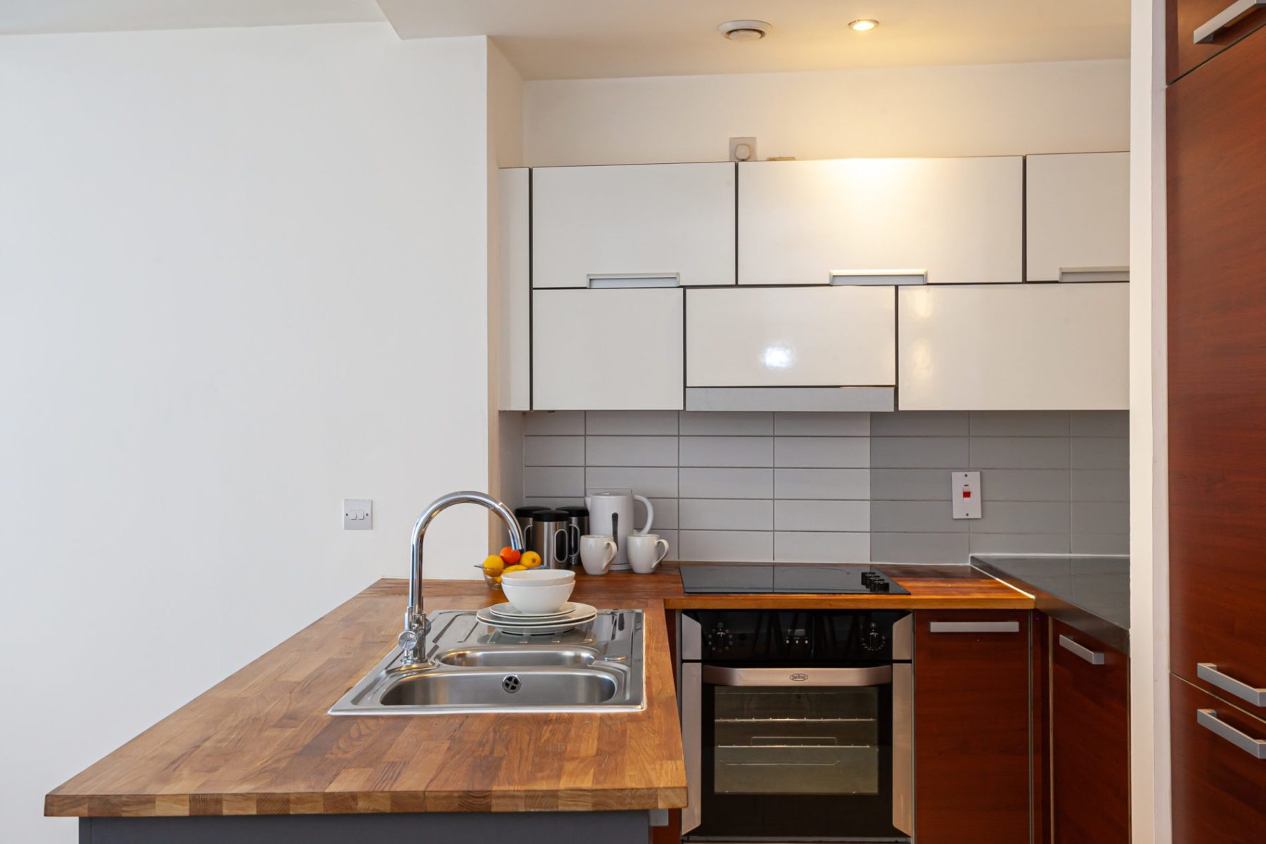 Manchester Two Bedroom Apartment in City Centre, kitchen and storage